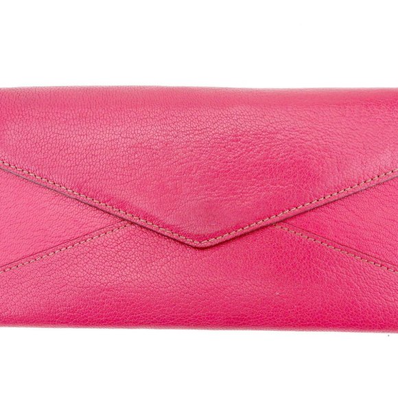 Cartier Long Wallet Collection Remast Pink Leather Authentic USED T9346 - Picture 1 of 8